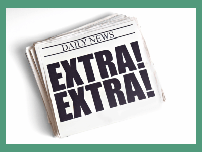 Extra Extra Headline on Newspaper